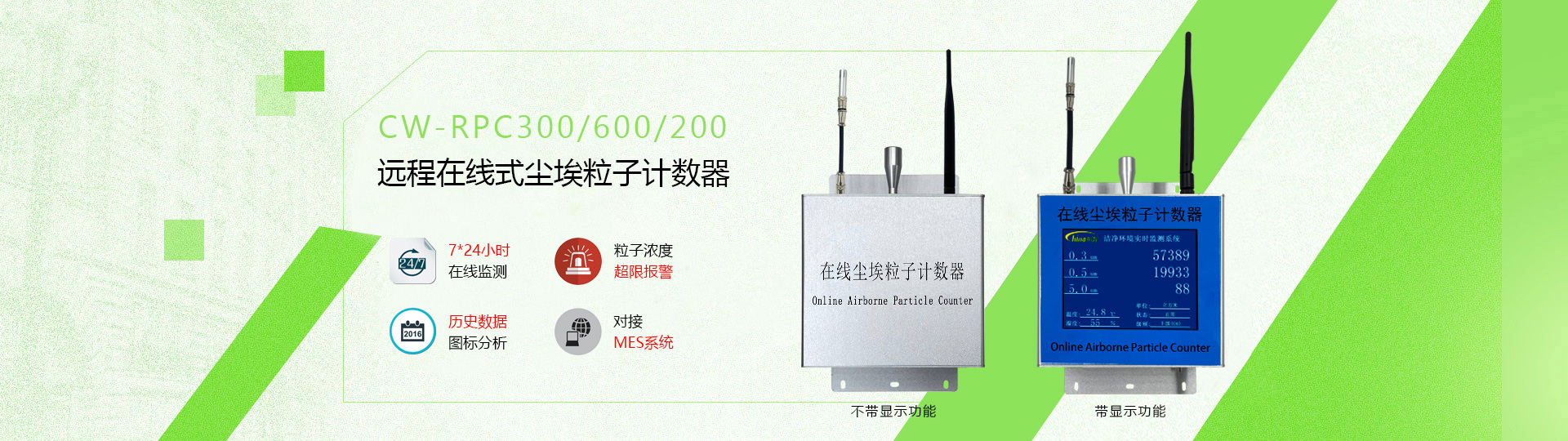 在線式遠程監(jiān)測塵埃粒子計數(shù)器CW-RPC系列